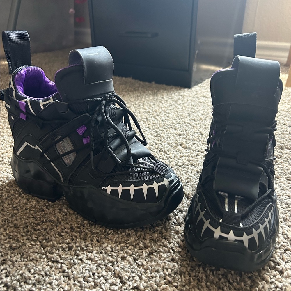 Anthony Wang Black Panther shoes